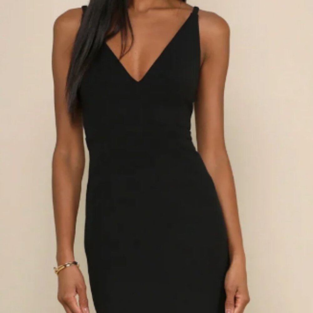 Lulus - Melora Black Sleeveless Maxi Dress